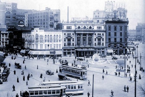 Old Detroit Opera House - Vintage Pic